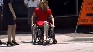 Paraplégicos sinceros em público