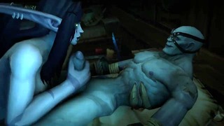 World Of Warcraft Kości jako nocny elf