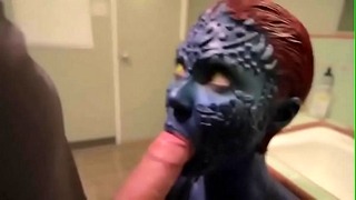 Comic Book Costume Oral Sex