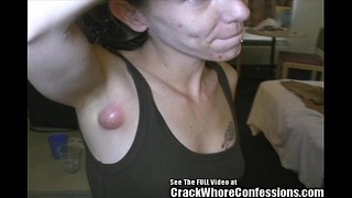 Small Needle Motel Slut Licks Ass + Blows Penis