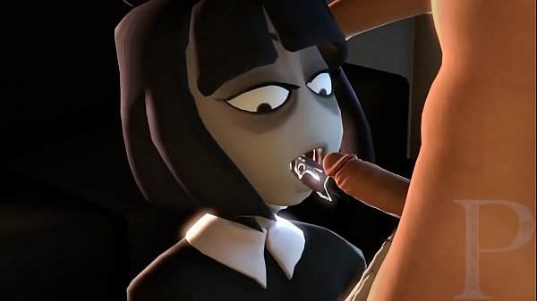 Goth Cartoon - Creepy Goth Girl Sucks and Fucks - Darknessporn.com