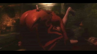 Final Horror Sex Yuna nimmt Tiduss Cock Gamer Video 3D-Dämonenanimation