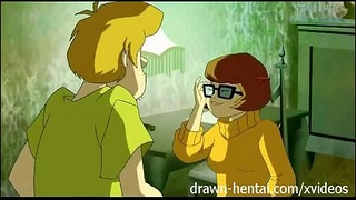 Scooby Doo Hentai – Velma 喜欢它在屁股