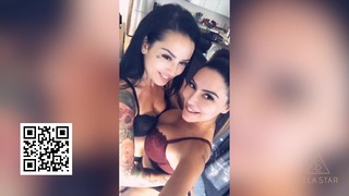 Lela Fappening and Slutty Pal Share Cock!