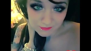 Tarynashly Playing With Her Big Pierced Tits