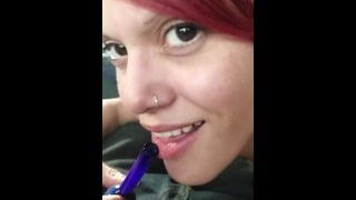 Blowing BBW Clouds & BBW Cock… in the Car!