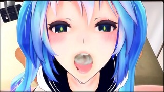 Best anime Hentai Blow Job Concentrated Version1