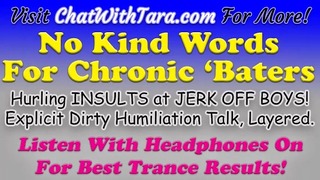 Hurling insults on Jerk off Boi S Masturbation Punishment Sexual Audio Joi