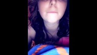 Jackie Riding & Fucking Her Dildo on Her Period!