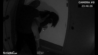 Foreigner Hard Core Fuck Darkhair While She Returned from the Nightclub