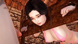 Futanari Lana v A BDSM Dungeon část 1