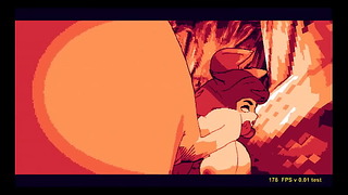 Снимок подземелья Hentai Игровая порноигра, эпизод 1. Секс с девушкой-призраком-монстром - это сложно