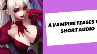 Seksi Bir Vampir Sıcak Sesle Dalga Geçiyor