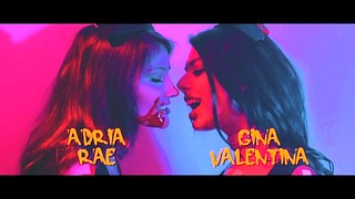 Adria Rae & Gina Valentina Seksowne lesbijskie pielęgniarki-wampiry