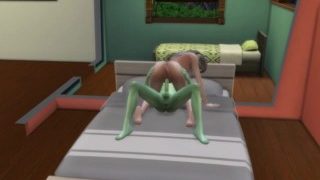 Извънземният прецака землянка в Sims
