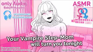 Asmr – Вашата доведена майка вампир ще ви превърне тази вечер в аудио ролева игра за яздене на свирка
