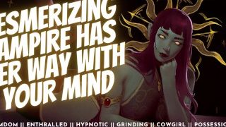 Очарован и очарован от демоничен вампир Аудио ролева игра с хипнотични елементи