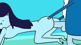 Marceline la regina dei vampiri scopa il re dei ghiacci - Parodia porno di Adventure Time