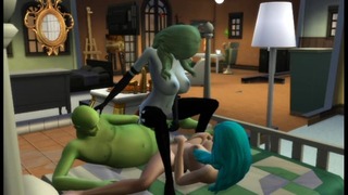 Sex With An Alien. The Girl Arrived From Another Planet For Sex Whims Sims
