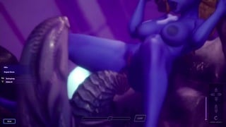 Subverse - Furry Monster Alien With Huge Horse Cock Cumshot In Tight Ass - Darknessporn.com