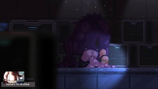 Zetria Gameplay Bionda dal seno grande scopata da un gigantesco mostro alieno