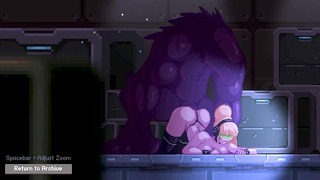 Зетрия порноигра Hentai Секс-игра «Привозавр в лаборатории» с пушистыми монстрами, часть 8