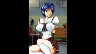 Anime Дівчина з величезними грудьми зв'язана комікс