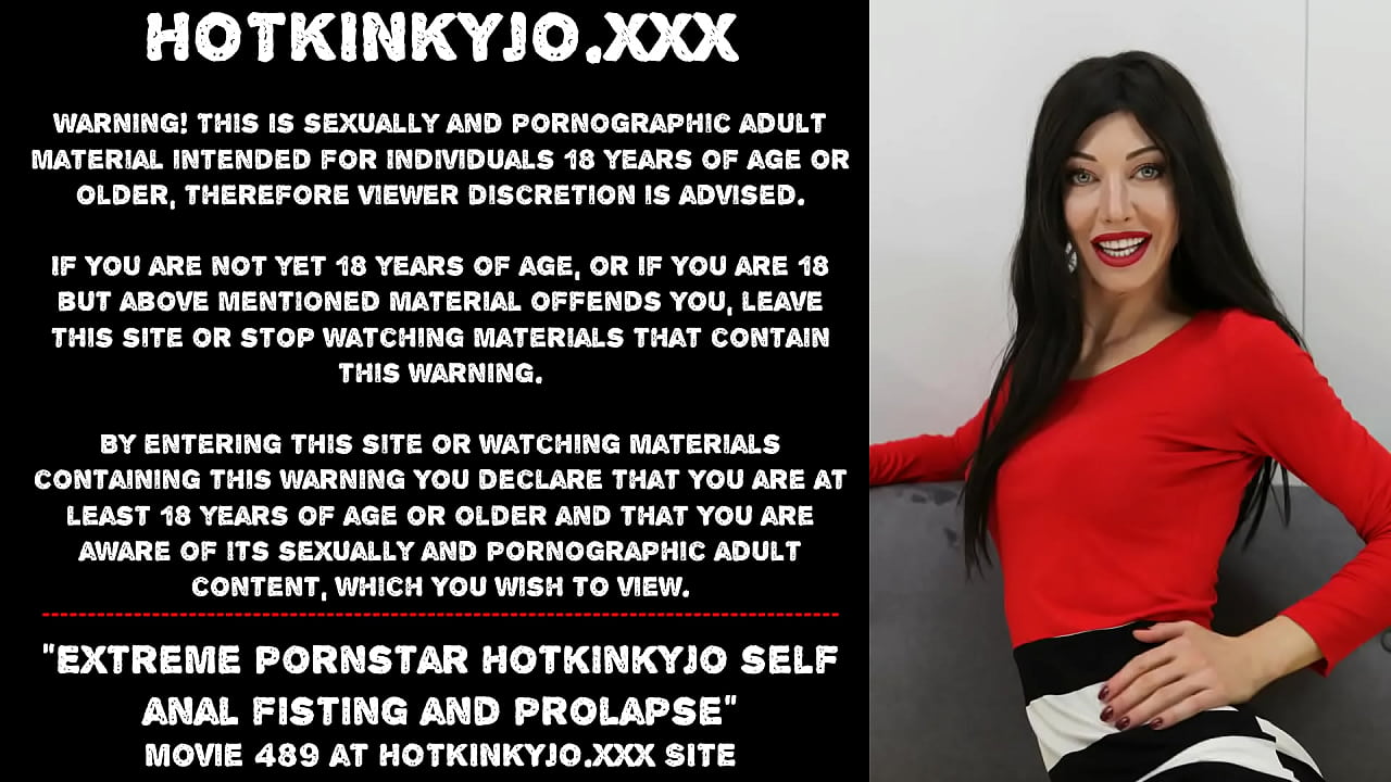 Экстремальная порнозвезда Hotkinkyjo с анальным фистингом и пролапсом