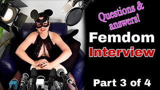 Femdom Q&A Interview 3 Real Couple Homemade Amateur BDSM Bondage Submissive Female Domination Flr Milf Stepmom