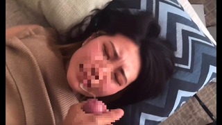 Sexoっかけ 絶頂 射精 大量顔射 ハメ撮り かわいい 巨乳 素人 カップル 投稿 個人撮影 日本人 えむゆみ