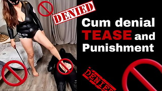Dokuczanie i zaprzeczanie spermie Femdom Flr Domme Sub Training Zero Miss Raven Męskie upokorzenie Czystość Klapsy Niewola BDSM