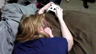 18 Yo Gamer Ginger Bitch Fucked While Playing Plants Vs Zombies Part 1 ;