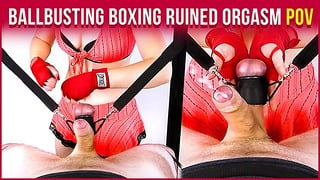 Ballbusting Boxing Handjob & Balls Torture Ruined Orgasm CBT POV Era