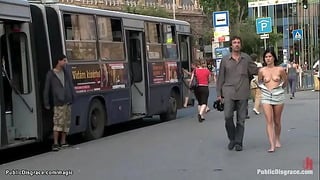 Barefoot And Tits Public Humiliation