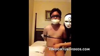 Bondage And Humiliation Of Male
