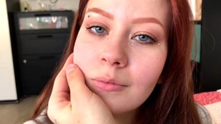 Choke Beauty Redhead By Cock Sitting Top Of Her