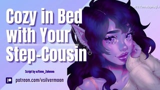 Cozy In Bed With Your Step-Cousin 3Dio Asmr Roleplay Gentle Femdom