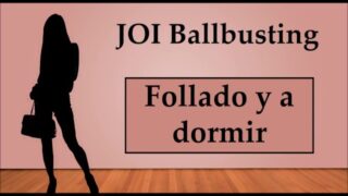 En Espan Ol JOI Ballbusting Anal Y A Con Un Consolador