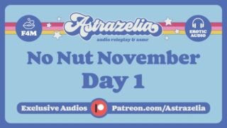 Femdom No Nut November Challenge – Day 1 Mutual Masturbation Handjob Fingering Wet Pussy