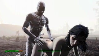 Yarı Zombi, Yarı İnsan Sıcak Alice'in Kıçını Sikiyor PC Oyunu, Fallout 4