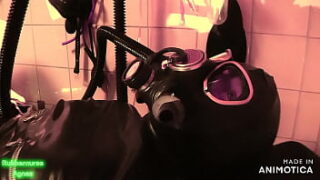 Rubbernurse Agnes – Respiratory Therapy And Reduction With The Piss Inhaler And Oral Infusion 3 Day Old Stale Piss – It