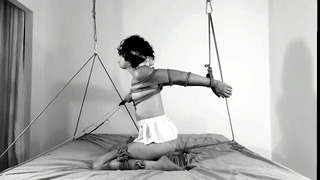Tits Bondage & Crotch Rope: Your Struggle Makes You Cum Harder