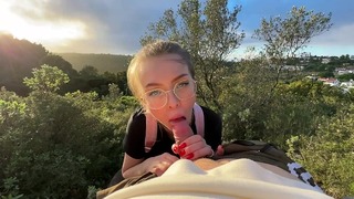 Wtf?? Passerers Caught Us And Come To Us During Blowjob