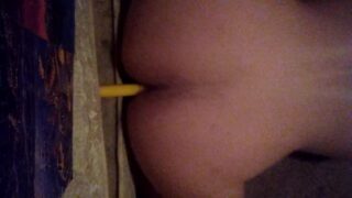 Young Blonde Anal Training Painal