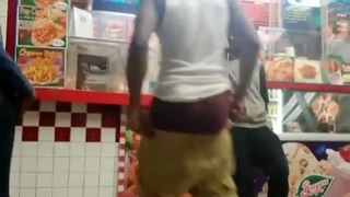 Donk3y Black Pant Sag