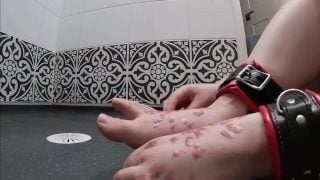 Feet Wax Play Slut Teen