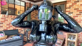 Latex Alien Testing Gas Masks