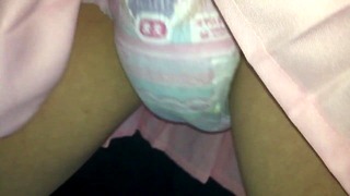 Diaper Boy Pee Masturbation