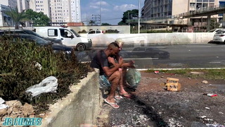 SPONSORED GIRL GOES OUT TO HUNT HOMELESS PEOPLE TO FULFILL HER SEXUAL FANATICS