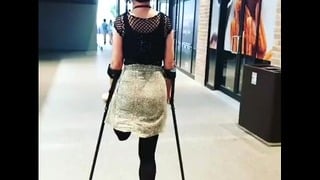 Crutching Amputee Delight